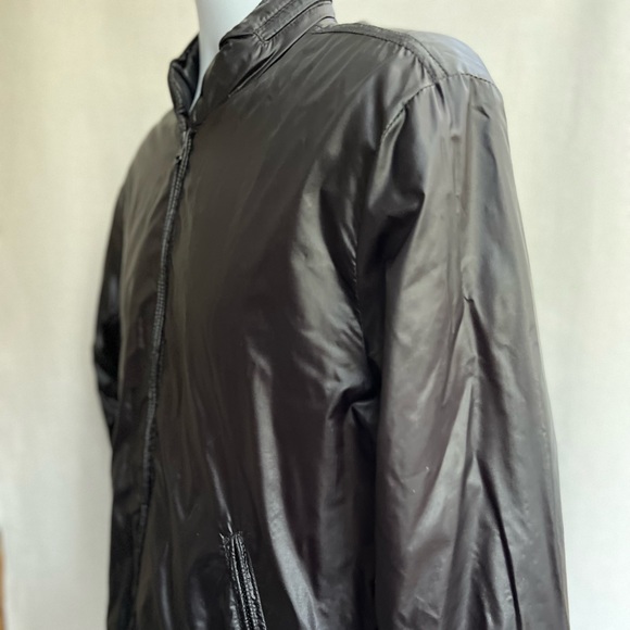 Men’s “UNIS” Dexter Black Shiny Jacket, Size: Medium - Picture 4 of 5